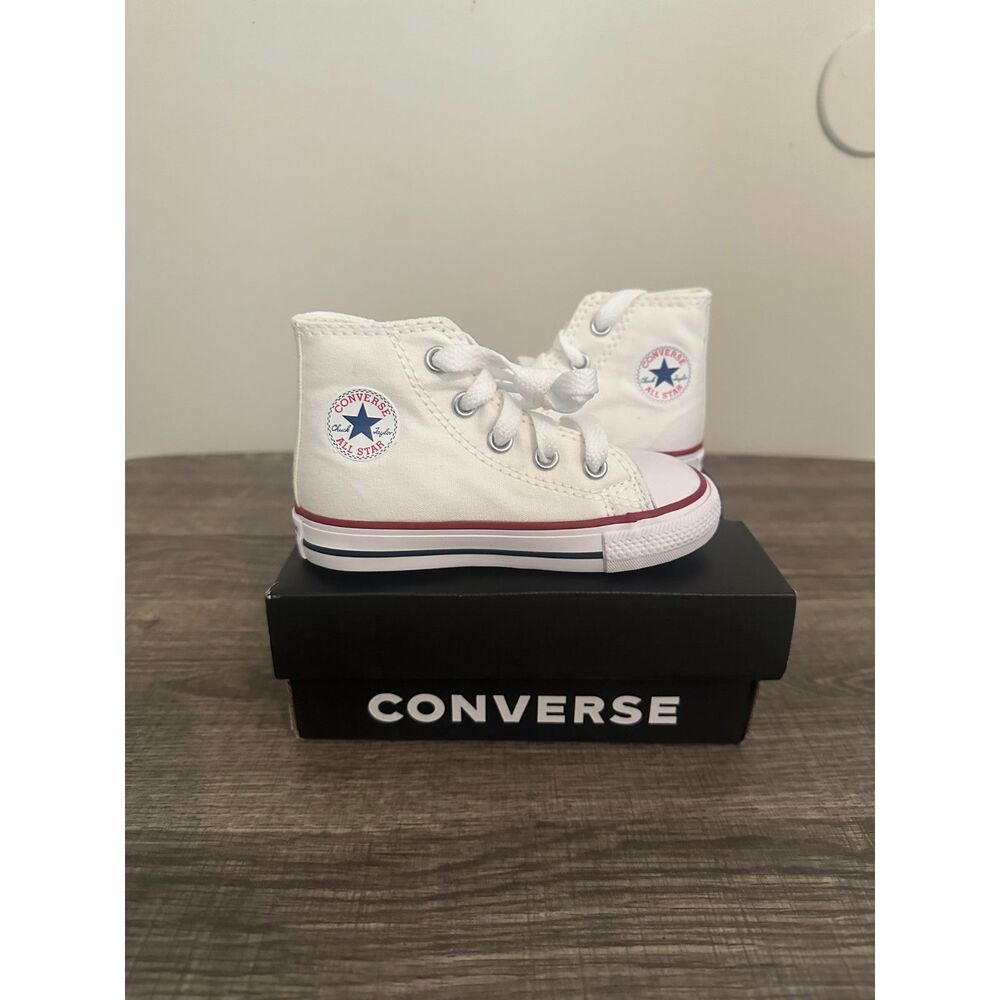 Converse Chuck Taylor All Star High Top Infant White Sneakers Size 6  NWB